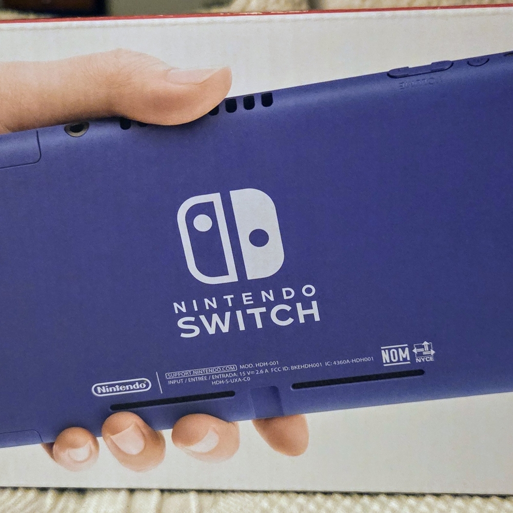 Nintendo Blue Handheld Console
